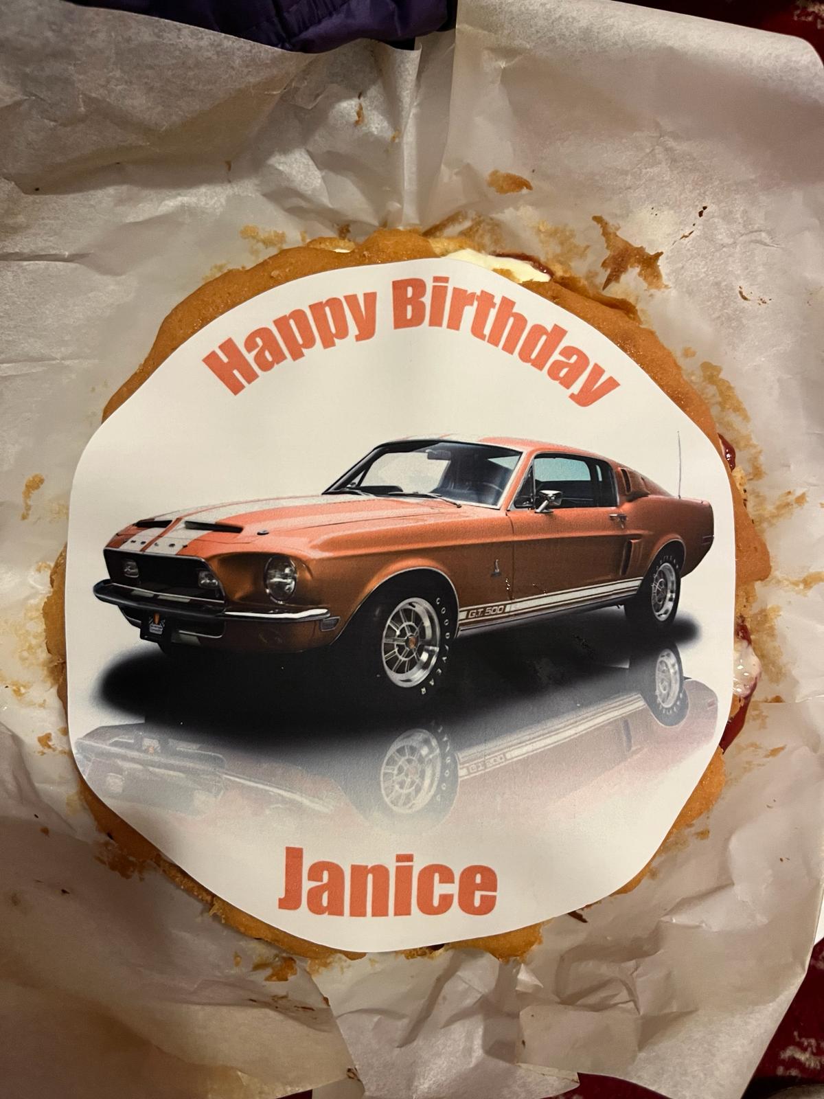 cake for Janice